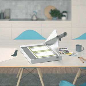 Leitz Precision Guillotine Trimmer - A4 - 8 Sheet Cutting Capacity - Stainless Steel Blade - 262 mm Height x 298 mm Width 