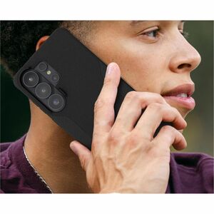 ZAGG Luxe Case for Samsung Galaxy S26 Ultra Smartphone - Textured Side, Textured Panel, Grip Texture, Texture Design - Bla