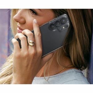 ZAGG Crystal Palace Case for Samsung Galaxy S26 Smartphone - Textured Edges, Textured Grip - Clear - Drop Resistant, Yello