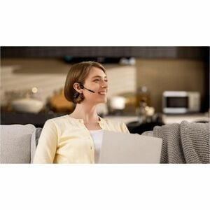 Shokz OpenComm2 UC Wireless Behind-the-neck, Earbud, Over-the-ear, Open-ear Stereo Earset - Black - Binaural - Open - 3000