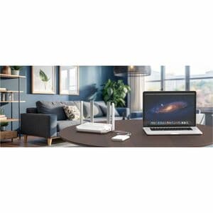 Keenetic Hero KN-1012 wifi 6 Ethernet Roteador sem fio - Dual Band - 2,40 GHz Banda ISM - 5 GHz Banda UNII - 4 x Antena - 