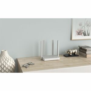 Keenetic Speedster KN-3013 wifi 5 Ethernet Roteador sem fio - Dual Band - 2,40 GHz Banda ISM - 5 GHz Banda UNII - 4 x Ante