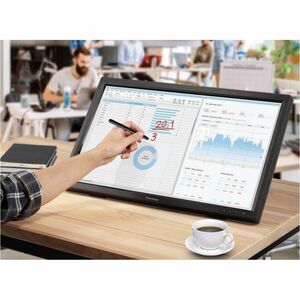 Moniteur LED à écran tactile ViewSonic TD2223 22" Classe - 16:9 6,50 ms - 54,6 cm (21,5") Viewable - Infrarouge - 10Point(