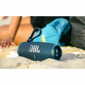 JBL Charge 6 Portable Bluetooth Speaker System - 45 W RMS - Blue - 56 Hz to 20 kHz - Battery Rechargeable - USB - 1