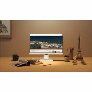 BenQ GW2486TC 24.0" Class Full HD LED Monitor - 16:9 - White - 60.5 cm (23.8") Viewable - In-plane Switching (IPS) Technol