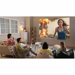 BenQ TK705i 3D DLP Projector - 16:9 - Ceiling Mountable, Shelf Mountable, Tabletop - High Dynamic Range (HDR) - Front, Cei