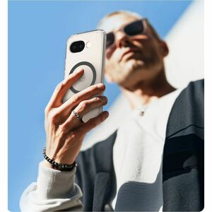 Spigen Ultra Hybrid Case for Google Pixel 10a Smartphone - Clear Graphite - Yellowing Resistant, Drop Resistant, Scratch R