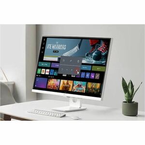 LG 32U721SA-W 32" Class 4K UHD Smart LCD Monitor - 16:9 - White - 31.5" Viewable - Vertical Alignment (VA) - 3840 x 2160 -
