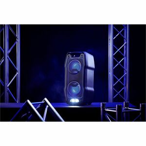 Sharp XParty Sing PS-931 Tragbar Bluetooth Lautsprechersystem - 180 W RMS - Schwarz - Tabletop - Aufladbarer Akku - USB