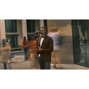 Jabra Evolve3 75 Wireless On-ear, Over-the-head, Over-the-ear Stereo Headset - Black - Binaural - Supra-aural - 3000 cm - 