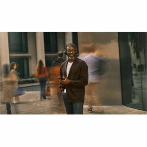 Jabra Evolve3 75 Wireless On-ear, Over-the-head, Over-the-ear Stereo Headset - Black - Microsoft Teams Certification - Bin