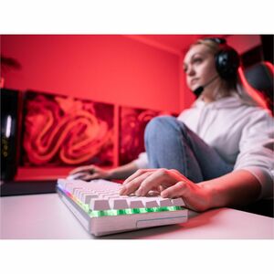 CHERRY XTRFY G8E-3885 Gaming Keyboard - Tenkeyless - Wired/Wireless Connectivity - USB Interface - RGB LED - English (US) 
