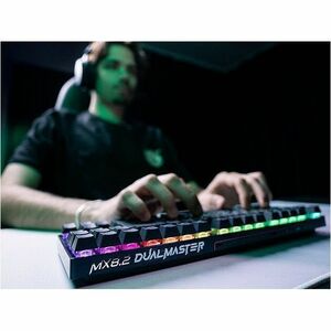 Tastiera gaming CHERRY XTRFY G8E-3885Senza tastiera numerica (TKL) - Con cavo/wireless Connettività - USB Interfaccia - RG