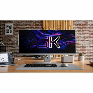 Alogic Edge 40C5KPDSGR 40 Zoll Klasse 5K2K WUHD LCD-Monitor - 21:9 Format - Grau - 101,6 cm (40 Zoll) Viewable - IPS-Techn