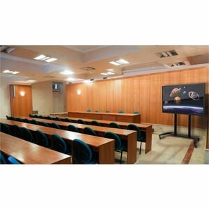 SmartMount® SR598W Flachbildschirm-Wagen - TAA-konform - 136,08 kg Belastbarkeit - 4 Rollen - 101,60 mm Rollengröße - 1168