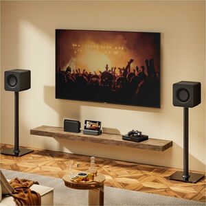 SOPORTE DE SUELO PARA ALTAVOCES NEGRO