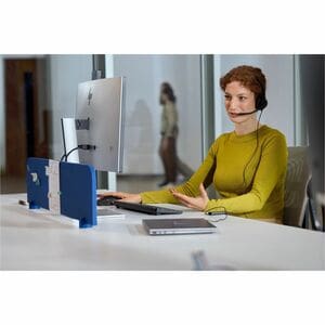 Poly Mission 400 415 Kabel Kopfbügel, Auf den Ohren Mono Headset - Schwarz - Microsoft-Teams-Zertifizierung - Monaural - O