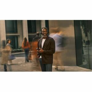 Jabra Evolve3 75 Wireless On-ear, Over-the-head, Over-the-ear Stereo Headset - Black - Microsoft Teams Certification - Bin