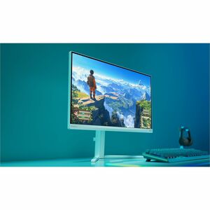 Evnia 27M2N3501PA 27" Class WQHD Gaming LED Monitor - 16:9 - Textured White - 68.6 cm (27") Viewable - Fast IPS - WLED Bac