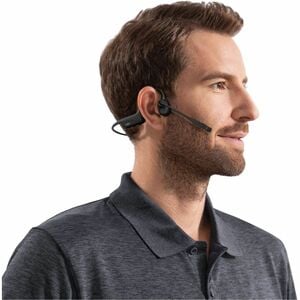Shokz OpenComm2 Wireless Behind-the-head, Behind-the-ear Stereo Earset - Binaural - Open - 3000 cm - Bluetooth - 20 Hz to 