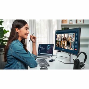 Dell Pro P P3426WEB 34" Class Webcam UW-QHD Curved Screen LED Monitor - 21:9 - Black - TAA Compliant - 86.6 cm (34.1") Vie