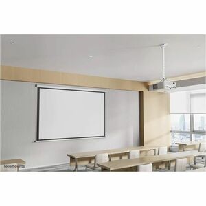 Neomounts CL25-540WH1 Ceiling Mount for Projector - White - Height Adjustable - 35 kg Load Capacity - Steel