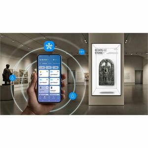 Samsung SM85HX-P 85" LCD Digital Signage Display - 24 Hours/7 Days Operation - Vertical Alignment (VA) Quantum Processor 4