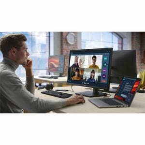 Dell Pro E2426HB 24" Class Webcam Full HD LCD Monitor - 16:9 - Black - 60.5 cm (23.8") Viewable - In-plane Switching (IPS)