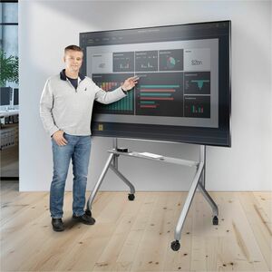 StarTech.com Display-Wagen - 99,79 kg Belastbarkeit - 4 Rollen - Stahl, Plastik - 1,2 m Länge x 777,2 mm Breite x 1737,4 m
