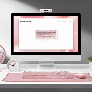 Logitech K98S Plus 键盘 - 袖珍的 - 有线/无线 连接 - A 型 USB 接口 - 英文（美国） - QWERTY 布局 - 机械 按键开关 - Bluetooth/RF - 10 m - 2.40 GHz - 97 K
