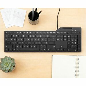 Lenovo Keyboard - Full-size - Cable Connectivity - USB Type A Interface - English (UK) - Black - Plunger Keyswitch - 112 K