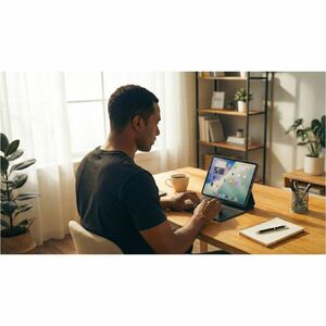 Targus Safe Fit THZ998ES Tastatur/Cover für 24,1 cm (9,5 Zoll) bis 29,2 cm (11,5 Zoll) Apple iPad Air 11 (2024) Tablet - S