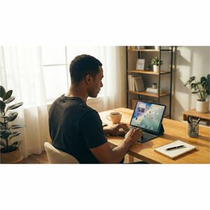 Targus Safe Fit THZ998NO Tastatur/Cover für 24,1 cm (9,5 Zoll) bis 27,9 cm (11 Zoll) Apple Tablet - Schwarz - Polycarbonat