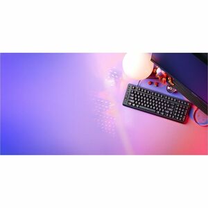 HyperX Eve 1800 Gaming Keyboard - Compact - Cable Connectivity - USB Type A Interface - RGB LED - English (US) - Black - M