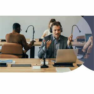 Yealink UH37 Wired Over-the-head, On-ear Mono Headset - Black - Microsoft Teams Certification - Monaural - Supra-aural - 3