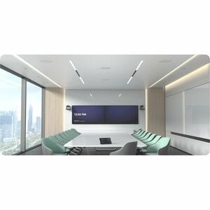 Yealink CS10-D 2-way Ceiling Mountable Speaker - White - 145 mm - 28 mm - 100 Hz to 20 kHz - 8 Ohm