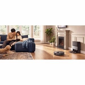 Tapo RV50 Pro Omni Cordless Robot Vacuum/Mop - Black - 3 L Dust Capacity - 95 mL Water Tank Capacity - Filter, Brush - Car