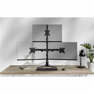 Neomounts NERO Height Adjustable Monitor Stand - 25.4 cm (10") to 81.3 cm (32") Screen Support - 15 kg Load Capacity - 87.