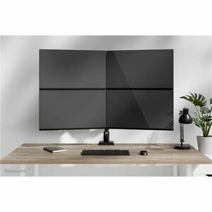 Neomounts NERO Mounting Arm for Monitor, Display - Black - Height Adjustable - 4 Display(s) Supported - 25.4 cm to 81.3 cm
