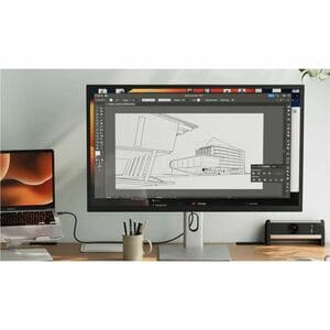 Alogic Clarity 27C5KPD 27" Class 5K LED Monitor - 16:9 - Silver, Black - 68.6 cm (27") Viewable - In-plane Switching (IPS)