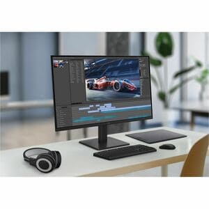 Samsung Essential S3 S22F320GAW 22" (55.9 cm) Class Full HD LCD Monitor - 16:9 - Black - 22" (55.9 cm) Viewable - In-plane