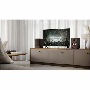 Sharp 2-WegeRegal-Lautsprecher Lautsprecher - 60 W RMS - Braun - Bluetooth - Kabellose Lautsprecher
