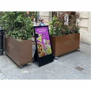 AllSee HOAB43HD10 43" LCD Digital Signage Display - 24 Hours/7 Days Operation - ARM Cortex A55 2 GHz - 4 GB - 1920 x 1080 