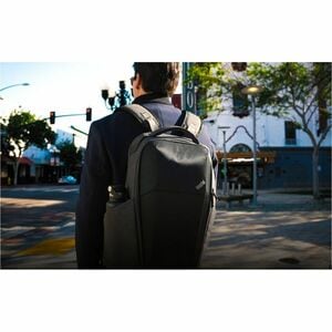 Lenovo Click-Go Tasche (Rucksack) für 40,6 cm (16 Zoll) Notebook - Schwarz, Dunkelgrau - Polyester Körper - Polyester, Sto