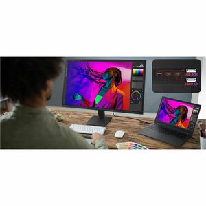 LG UltraFine 32U701SB-B 32" (81.3 cm) Class 4K UHD Smart LCD Monitor - 32" (81.3 cm) Viewable - 3840 x 2160 - Speakers - T