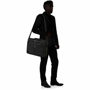 Samsonite Guardit 3.0 Carrying Case (Briefcase) for 26.7 cm (10.5") to 43.9 cm (17.3") Notebook - Black - Water Resistant 