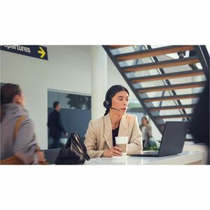 EPOS IMPACT Wireless Over-the-head Stereo Headset - Microsoft Teams Certification - Binaural - Supra-aural - 2987 cm - Blu