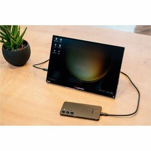 Verbatim LIGHT 13" Class LCD Touchscreen Monitor - 16:10 - 6 ms - 13.3" Viewable - Capacitive - 10 Point(s) Multi-touch Sc