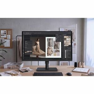Samsung ViewFinity S8 S32H800UAU 32 Zoll Klasse 4K UHD LED-Monitor - 16:9 Format - Schwarz - 81,3 cm (32 Zoll) Viewable - 