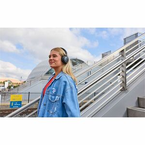 JBL LIVE 680NC Wireless Noise Cancelling On-ear Headphones - Stereo - Mini-phone (3.5mm), USB Type C - Wired/Wireless - Bl